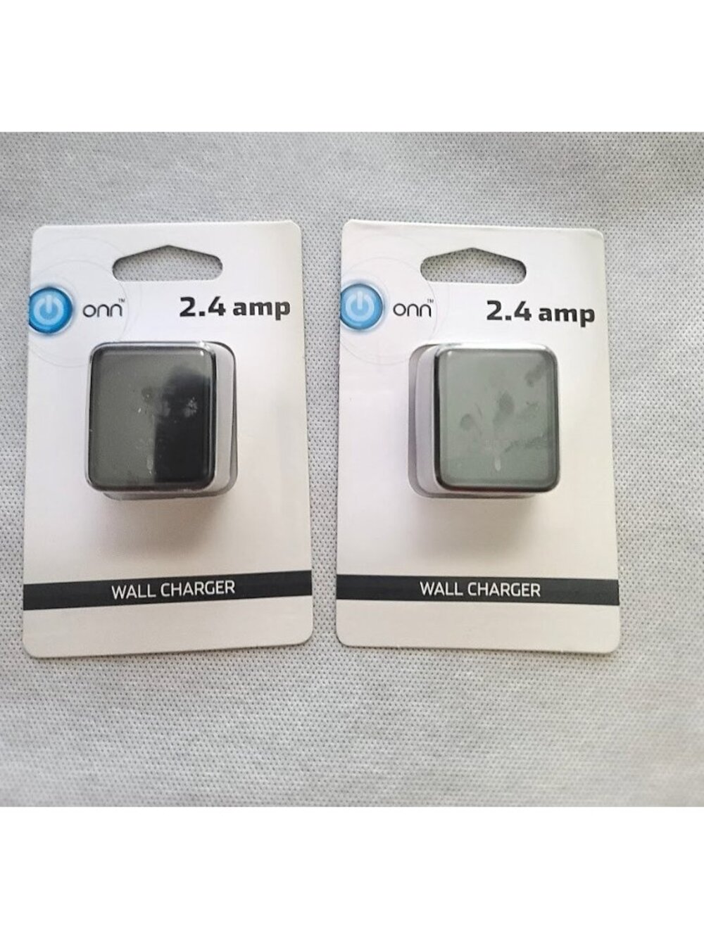 2 ONN Universal Wall Charger 2.4 amp Output DC 5V Input AC 100V-240V NEW/SEALED